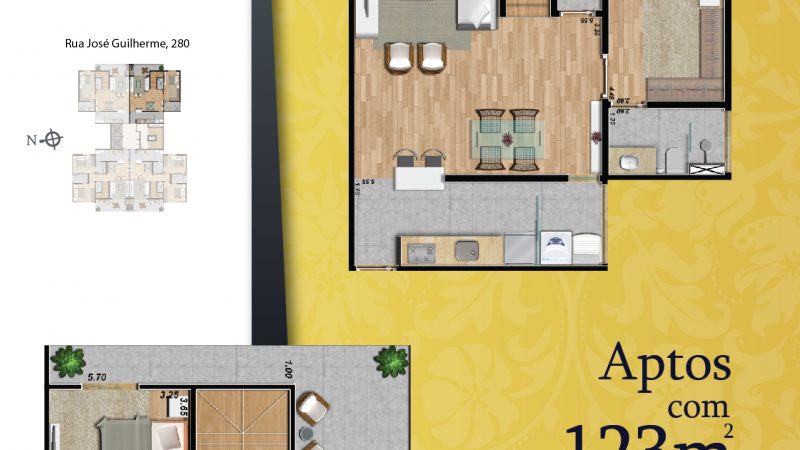 Comprar Apartamento em Bragança Paulista - Lançamento no Centro : Residencial Quartier