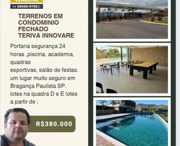 Terreno com 446,04 m2 no valor de 383,000,00 reais